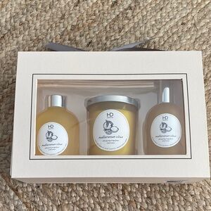 HD Designs Mediterranean Citrus 3-piece candle set BNIB